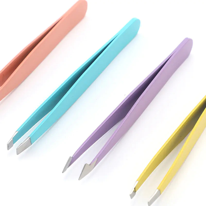 Stainless Steel Tweezers Set for Beauty and Grooming