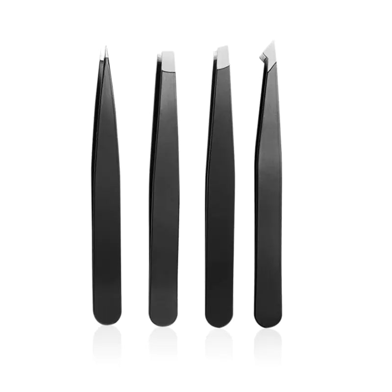 Stainless Steel Tweezers Set for Beauty and Grooming