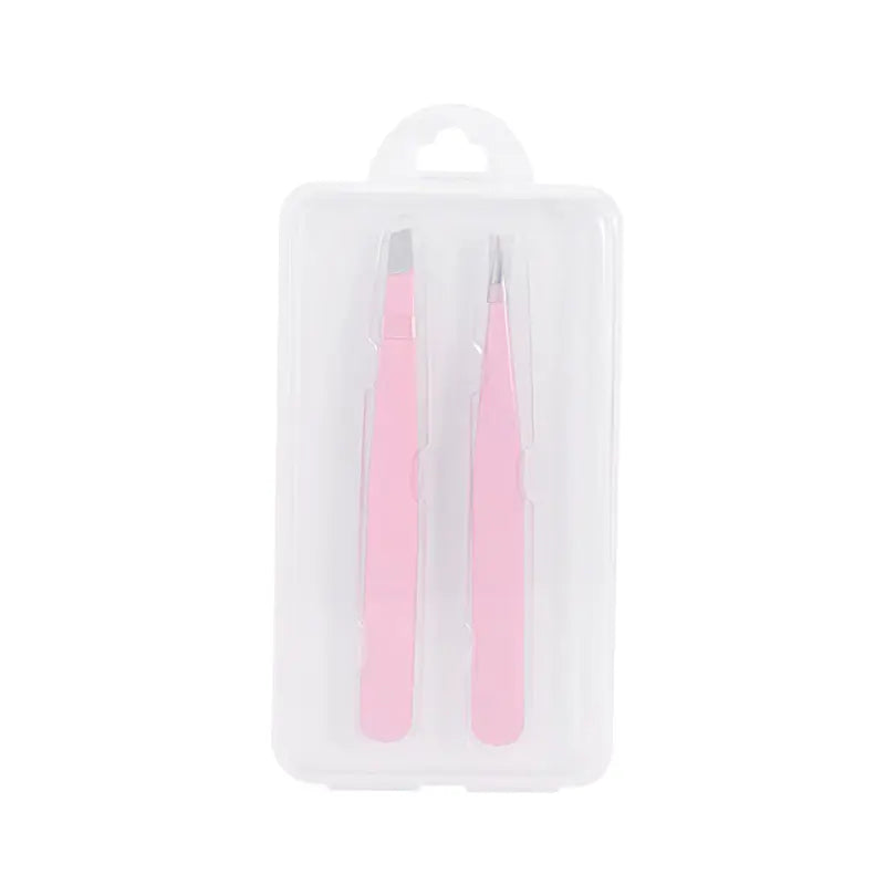 Stainless Steel Tweezers Set for Beauty and Grooming