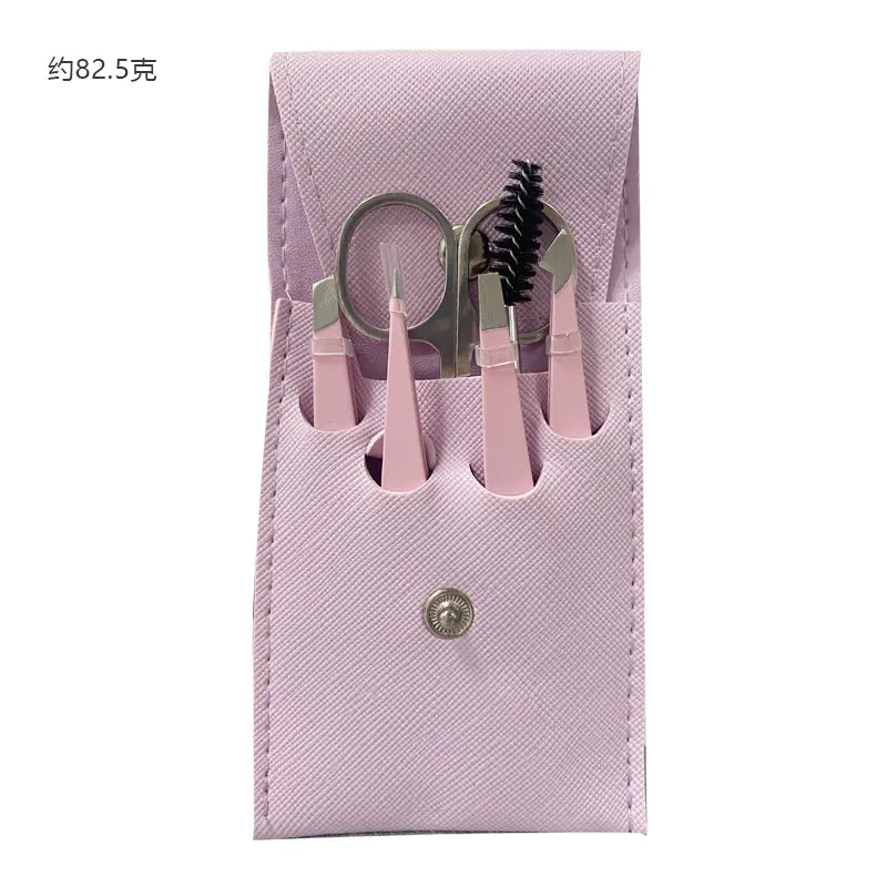 Stainless Steel Tweezers Set for Beauty and Grooming